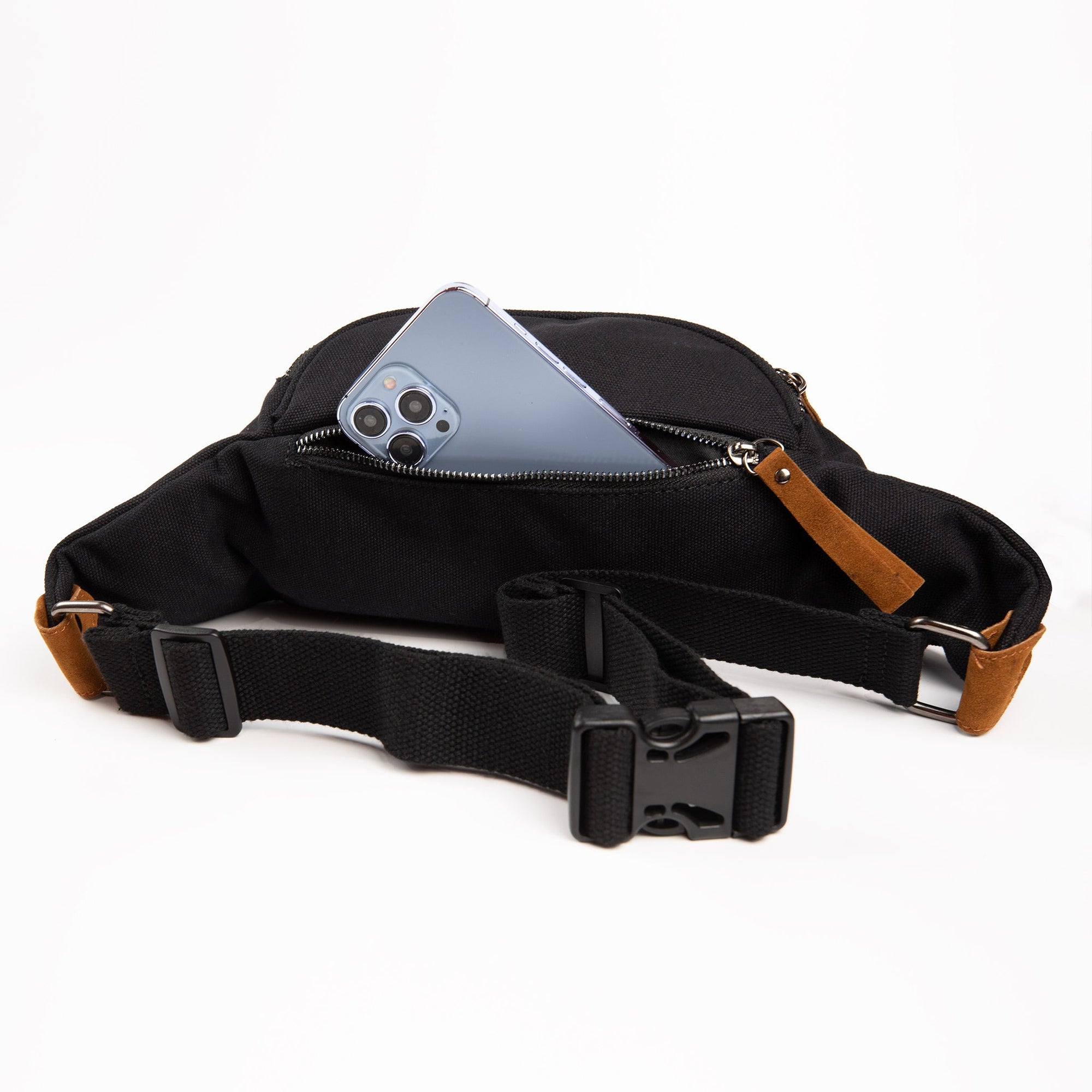 EMF Protection Cross Body Fanny Pack - Canvas